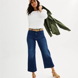 Sonoma Dark Blue wide Jeans
